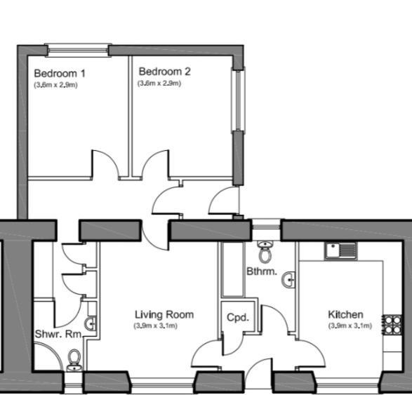 5 Riverside Place Thurso. 2 Bed, 2 Bathrooms. מראה חיצוני תמונה
